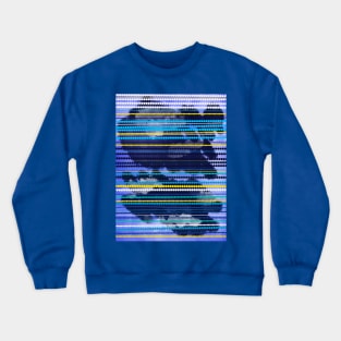 Blue, green, teal and gray Watercolor design simple Crewneck Sweatshirt